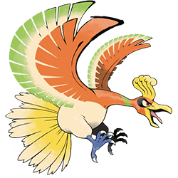 Artwork of Ho-Oh